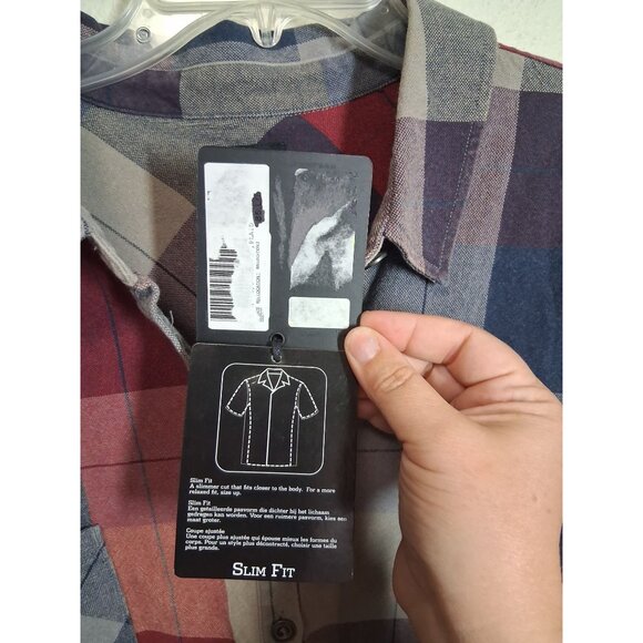 NWT Harley Davidson Button Down Long Sleeve Shirt Plaid Slim Fit Men's Size XXL - Picture 5 of 5